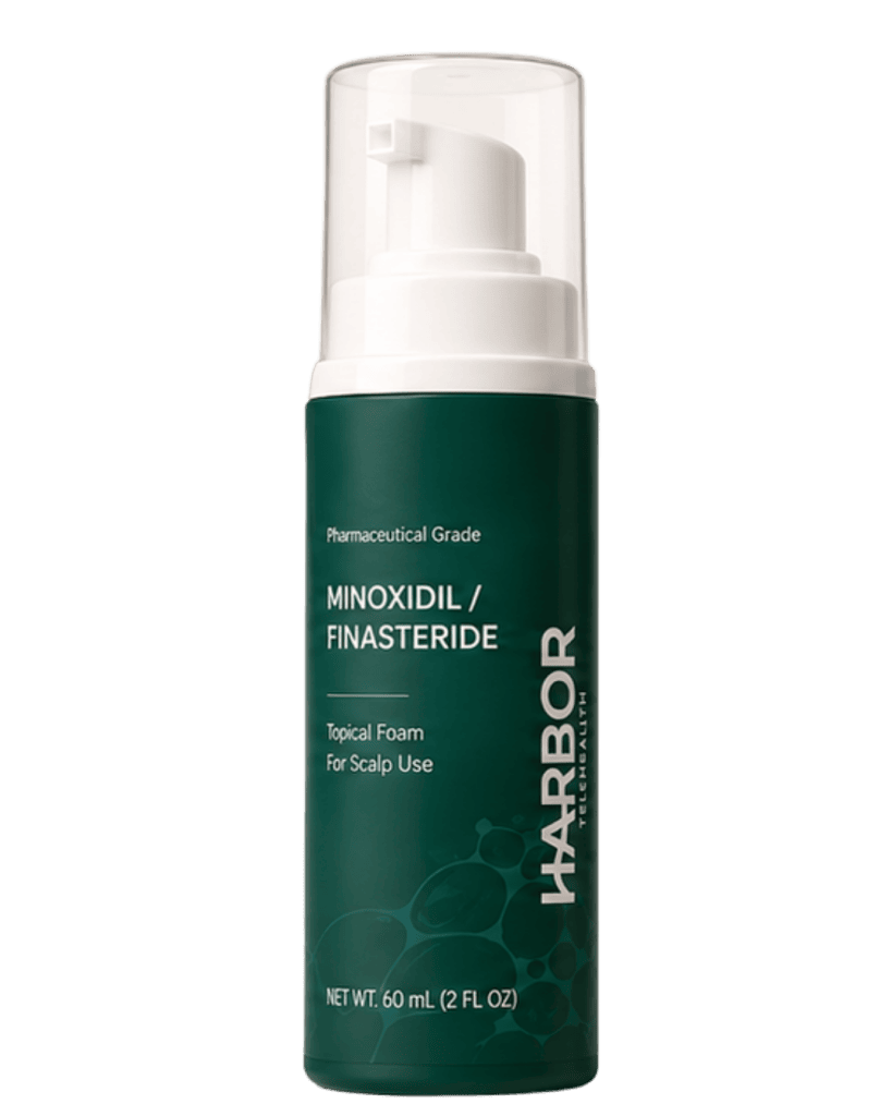 Harbor Health Minoxidil / Finasteride Foam for scalp hair growth.